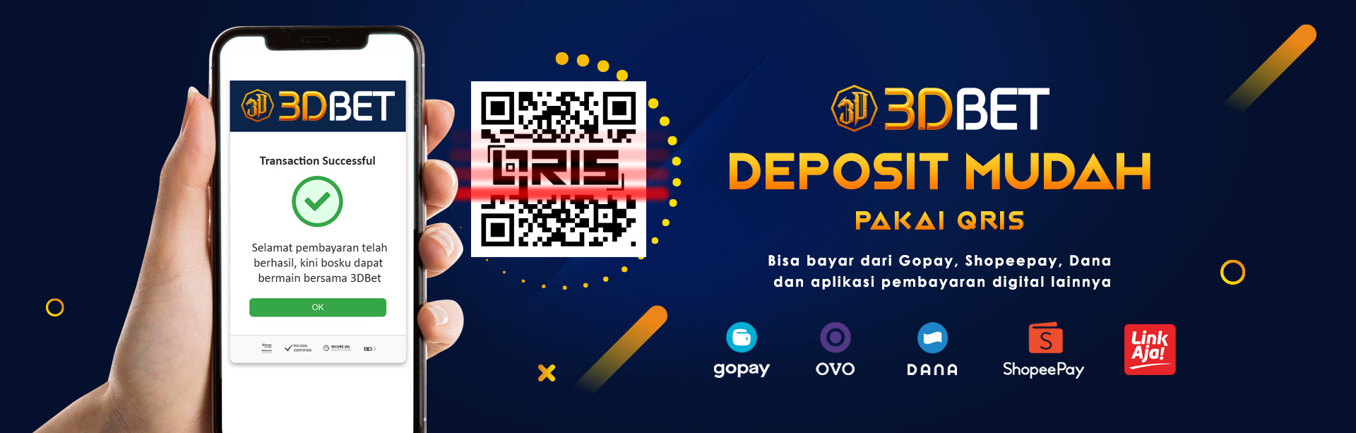 Deposit via QRIS